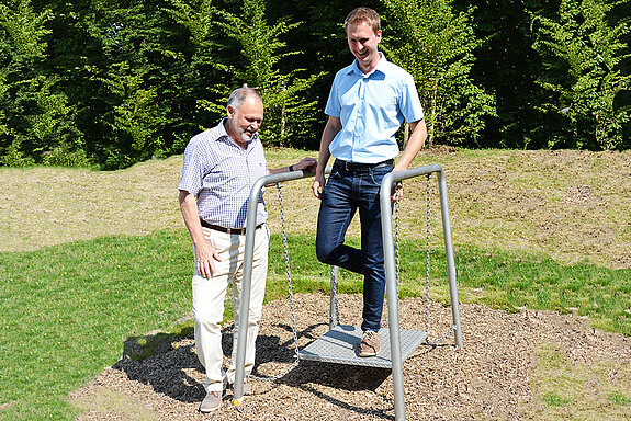 Bewegungsparcours Steinpark Balance