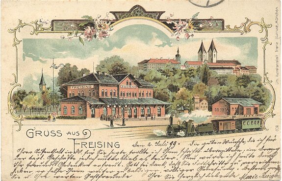 Historische Postkarte aus der Sammlung des Stadtarchiv