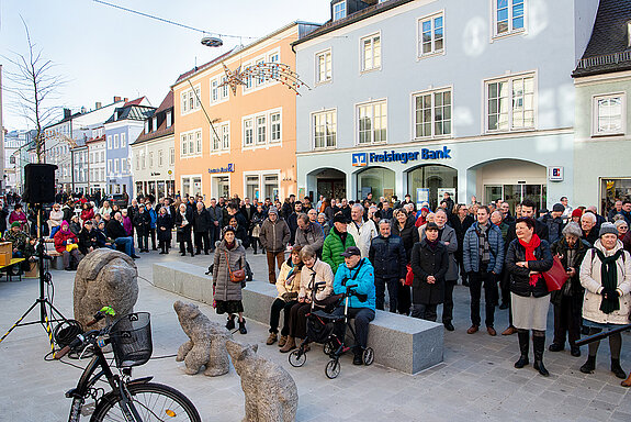 Das Interesse an der Einweihungsfeier ist groß. (Foto: Stadt Freising)