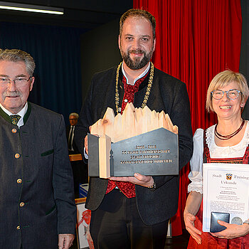 Bilder Festakt 10-Jahresfeier der Partnerschaften mit Innichen und Waidhofen. (Foto: Stadt Freising)