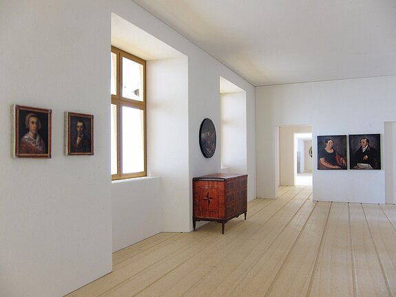 Modell des neuen Stadtmuseums Beispiel einer Raumgestaltung