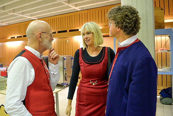 Jürgen Wüst, Birgit Mooser-Niefanger und Odilo Zapf (v.l.)