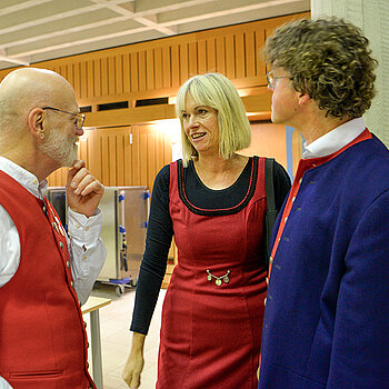 Jürgen Wüst, Birgit Mooser-Niefanger und Odilo Zapf (v.l.)