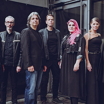 Das Foto zeigt die Musiker der Band RPWL