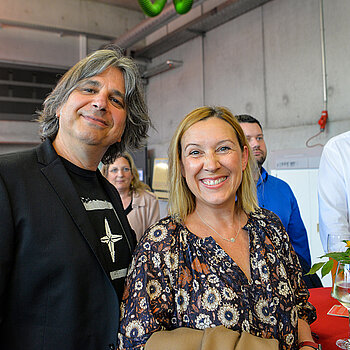 Yogi Lang (Progressive Rock Band RPWL) mit seiner bezaubernden Frau Maren. 