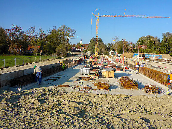 Tunnelbau Deckelbauweise: Arbeiten Oktober 2018 (Fotos: edr)