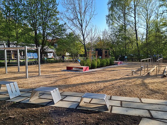 Bewegungsparcours Fürstendamm Steps