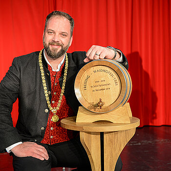 Bilder Festakt 10-Jahresfeier der Partnerschaften mit Innichen und Waidhofen. (Foto: Stadt Freising)