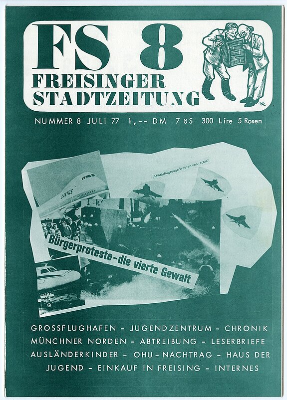 Titelblatt der Zeitschrift „FS 8“ vom Juli 1977.