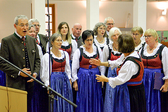 Lieder aus Kärnten hatte der Gemischte Chor Obervellach mitgebracht. (Foto: Stadt Freising)