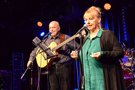 Schauspielerin Johanna Bittenbinder und Heinz-Josef „Charly“ Braun.