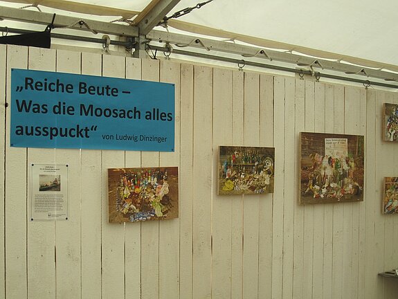  Ausstellung „Reiche Beute - Was die Moosach alles ausspuckt“ von Ludwig Dinzinger