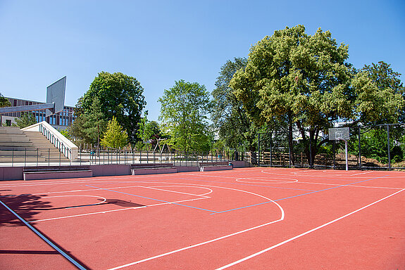 Schulen am SteinPark - Freianlagen. (Foto: Stadt Freising) 