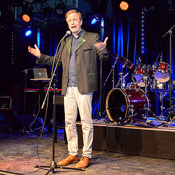 Schüttelreim-Meister und Comedian Ludwig Müller aus Oberösterreich