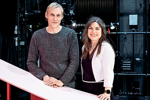 Markus Bader (Kulturamtsleiter) und Oberbürgermeisterin Monika Schwind (Foto: Dirk Daniel Mann)
