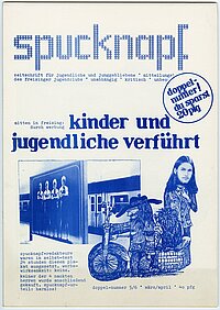 Titelblatt der Zeitschrift „Spucknapf“.