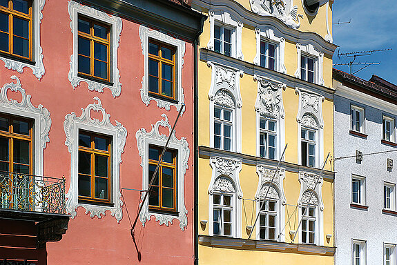 Fassaden-Details Untere Hauptstraße