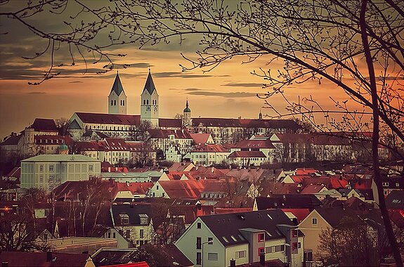 Siegerbild des Fotowettbewerbs Schöner Blick für die Grünen Hänge in Freising von Daniela Schmitt.