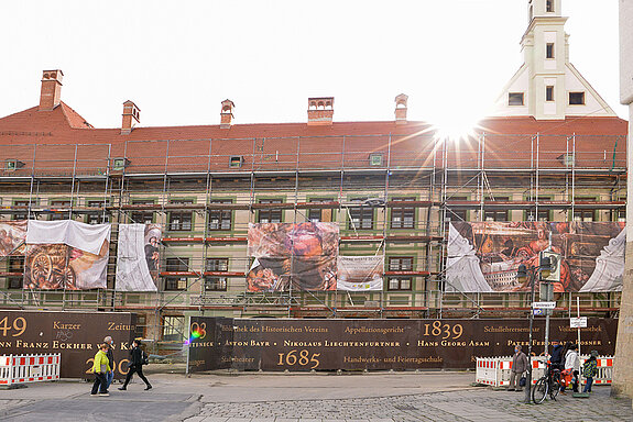 Das Barockjuwel soll im Jahr 2024 als Kultur- und Bürgerzentrum in Betrieb gehen - mit Touristinformation, Stadtmuseum und Theatersaal als zentrale Einrichtungen. (Foto: Stadt Freising)