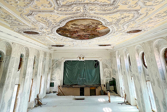 Der neue Asamsaal - ab April 2024 werden dort Theater, Konzerte, Kabarettabende und viele andere Veranstaltungen über die Bühne gehen. (Foto: ski)