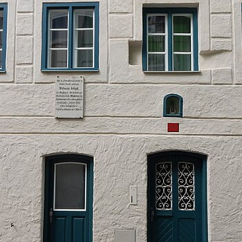 Fassade mit Struktur des Putzes