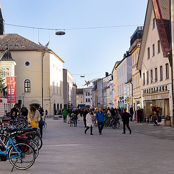 Im Frühjahr 2020 werden noch Radlständer installiert. (Foto: Stadt Freising)