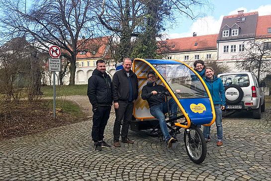 Elektro-Lastenfahrrad der Stadt Freising