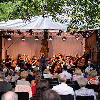 Im vergangenen Jahr begeisterte das Kammerensemble Freising die zahlreichen Klassik-Fans im Amtsgerichtsräten. (Foto: Sabina Kirchmaier)