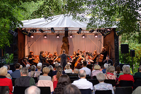 Im vergangenen Jahr begeisterte das Kammerensemble Freising die zahlreichen Klassik-Fans im Amtsgerichtsräten. (Foto: Sabina Kirchmaier)