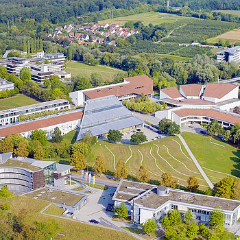 Luftbild des Campus Weihenstephan