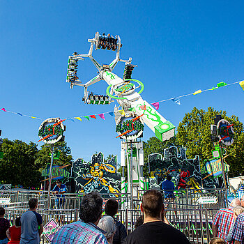 Volksfest Freising 2019 - Impressionen vom letzten Tag. (Foto: Robert Kiderle)