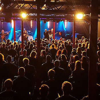 Und es geht auch so richtig der Punk ab: Ausgelassen wird im Unterhaus gefeiert, getanzt und gebangt. (Foto: Stadt Freising) 