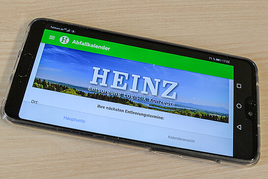 Digitale Ergänzung: Der Abfallkalender Freising ist auch als App verfügbar. (Foto: Stadt Freising)