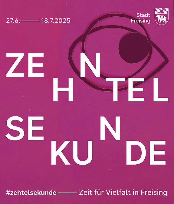 Auf dem Bild ist ein Plakat zur Zehntelsekunde 2025 zu sehen. 