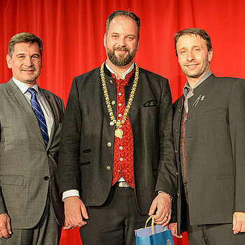 Bilder Festakt 10-Jahresfeier der Partnerschaften mit Innichen und Waidhofen. (Foto: Stadt Freising)