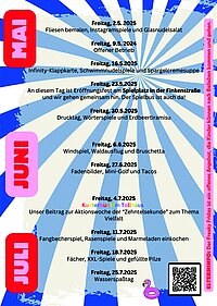 Freaky-Friday im Mai, Juni, Juli Flyer Tollhaus-2025 Seite-2
