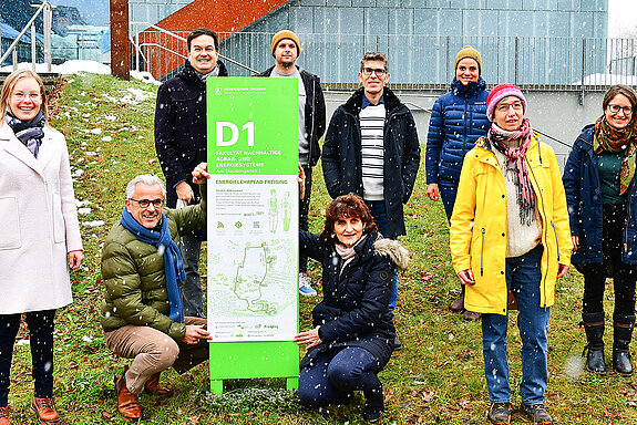 Eröffnung des interaktiven Energielehrpfads. (Foto: Raimund Lex) 