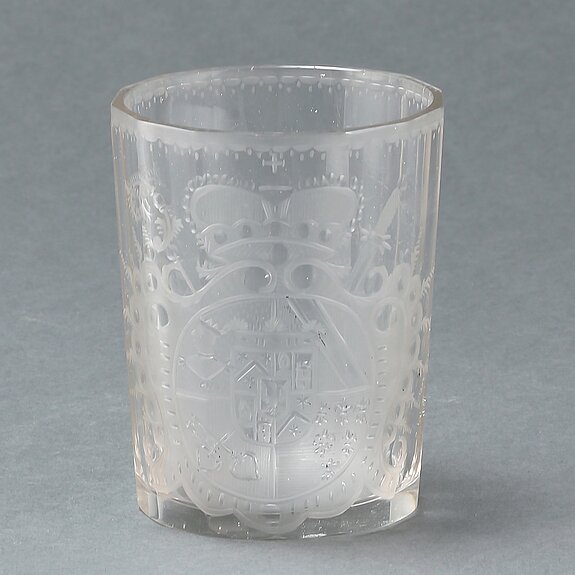 Becherglas des Fürstbischofs Schroffenberg, um 1790/1800