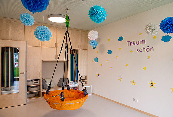 Innovatives Haus: In Lerchenfeld wurden zusätzliche Betreuungsplätze in der inklusiven Kindertagesstätte „Gute Kita“ geschaffen. (Foto: Stat Freising)