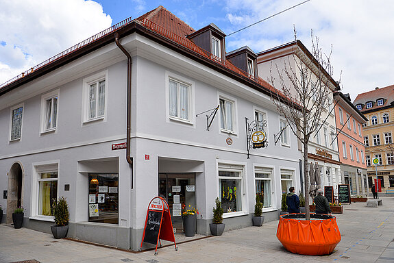 Fassade Untere Hauptstraße 41. (Foto: Stadt Freising)