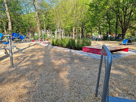 Bewegungsparcours Fürstendamm Zentralbereich