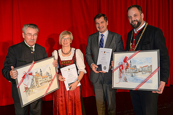 Bilder Festakt 10-Jahresfeier der Partnerschaften mit Innichen und Waidhofen. (Foto: Stadt Freising)