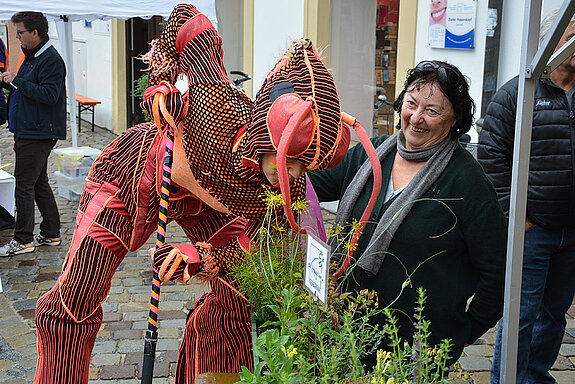 Am Aktionstag der Umwelttage Freising gibt es viel zu sehen - sogar lebensgroße Insekten! (Foto: Stadt Freising)