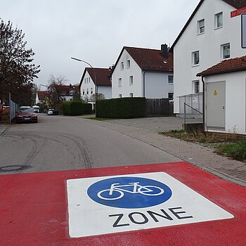 Zur Schwabenau, Fahrradzone