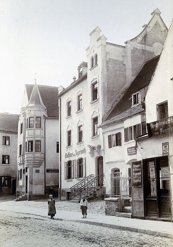 Gebäudeansicht des Freisinger "Jägerwirts" (1903).