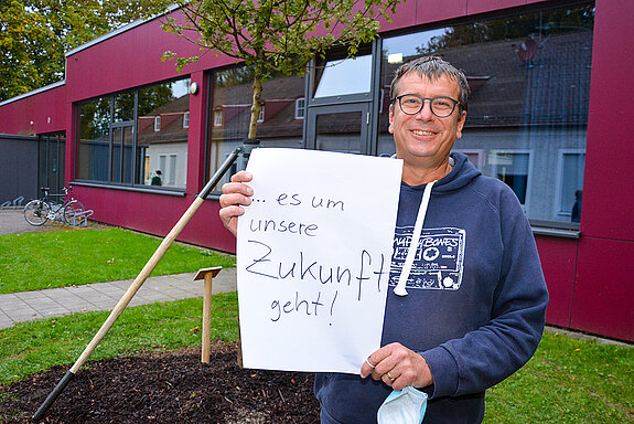 Fritz Andresen, Stadtjugendpflege Freising sagt: "Ich bin dabei, weil es um unsere Zukunft geht!"