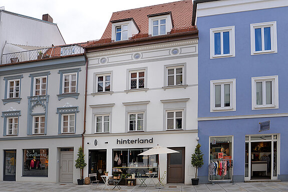 Fassade Untere Hauptstraße 42. (Foto: Stadt Freising)