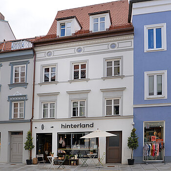 Fassade Untere Hauptstraße 42. (Foto: Stadt Freising)