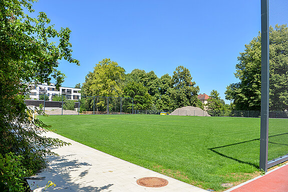 Schulen am SteinPark - Freianlagen. (Foto: Stadt Freising) 