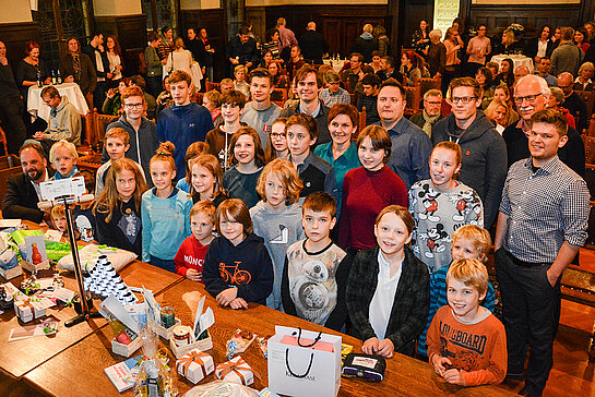 Viele strahlende Gesichter: Der Freisinger Radlsommer hatte 2019 mehr Teilnehmer*innen denn je - auch dank der neuen "Schulradel"-Meisterschaft. (Foto: Stadt Freising)